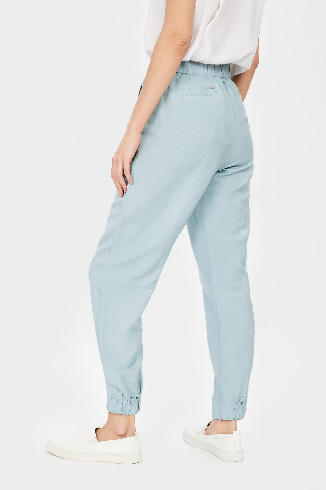 Спортивные брюки женские Baon B291029 голубые 2XL