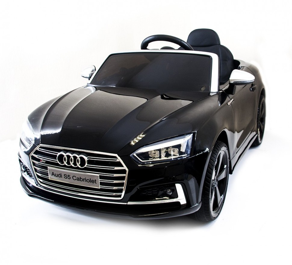 Детский электромобиль Harleybella Audi S5 Cabriolet LUXURY 2.4G Black  HL258-LUX-B – купить в Москве, цены в интернет-магазинах на Мегамаркет