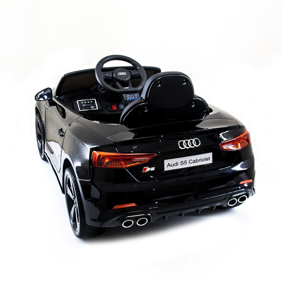 Детский электромобиль Harleybella Audi S5 Cabriolet LUXURY 2.4G Black  HL258-LUX-B – купить в Москве, цены в интернет-магазинах на Мегамаркет