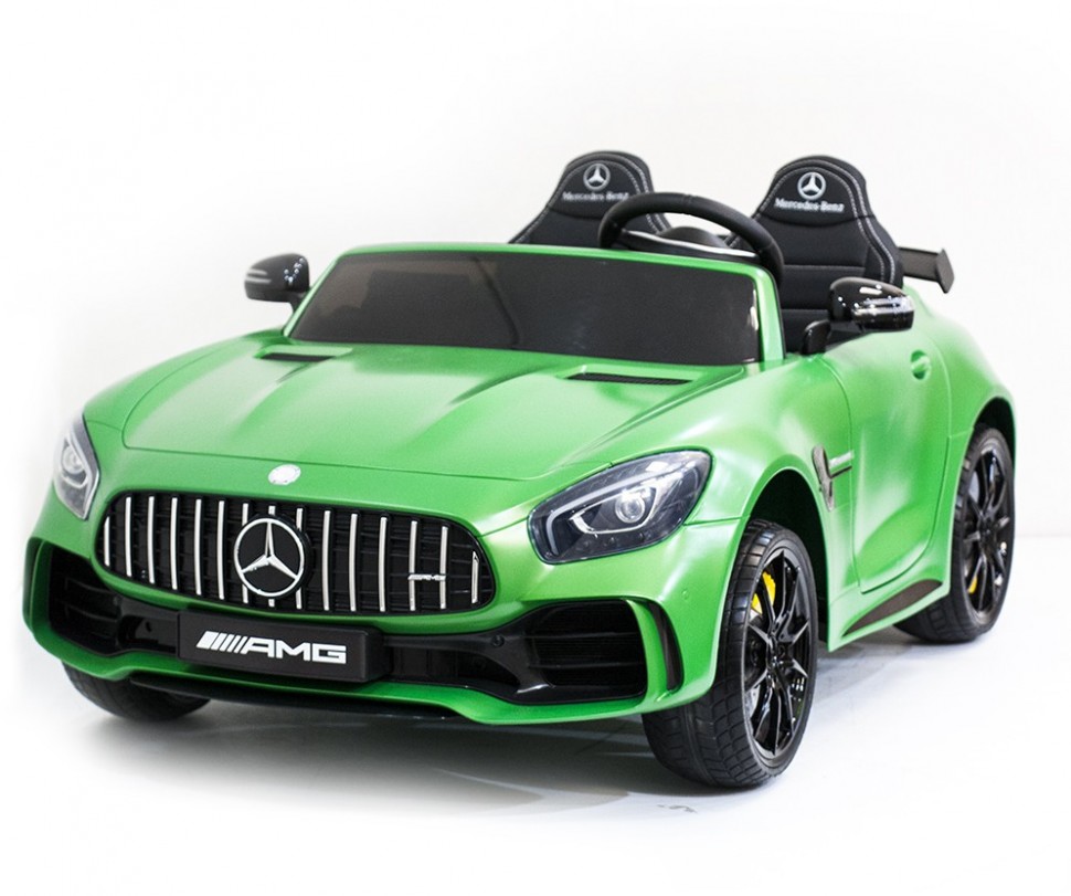 Электромобиль Harley Bella Mercedes-Benz GT R 4x4 MP3 HL289-MATTE-GREEN-4WD  – купить в Москве, цены в интернет-магазинах на Мегамаркет