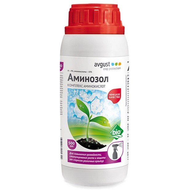 Органическое удобрение Avgust Аминозол А00434.1 500 мл