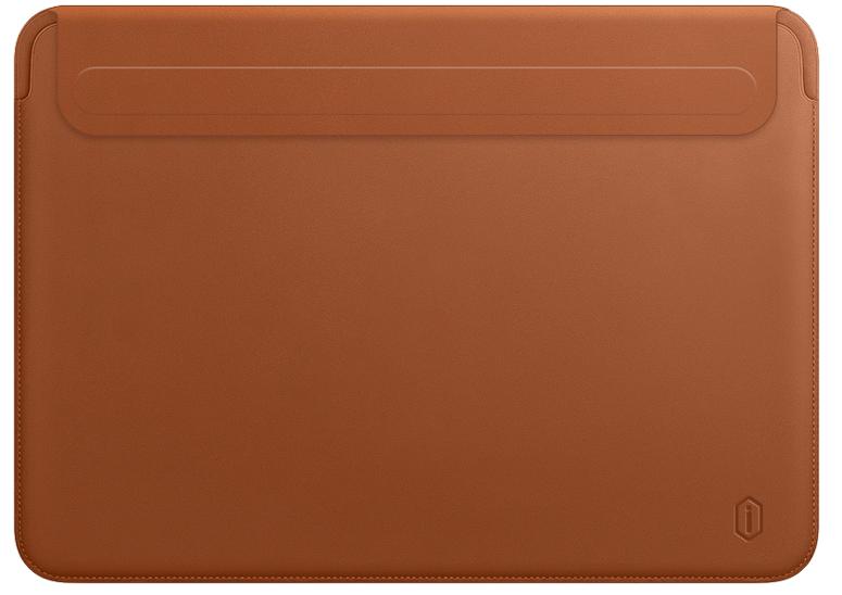 Чехол WIWU Skin New Pro 2 Leather Sleeve для MacBook Pro 13/Air 13 2018 Brown