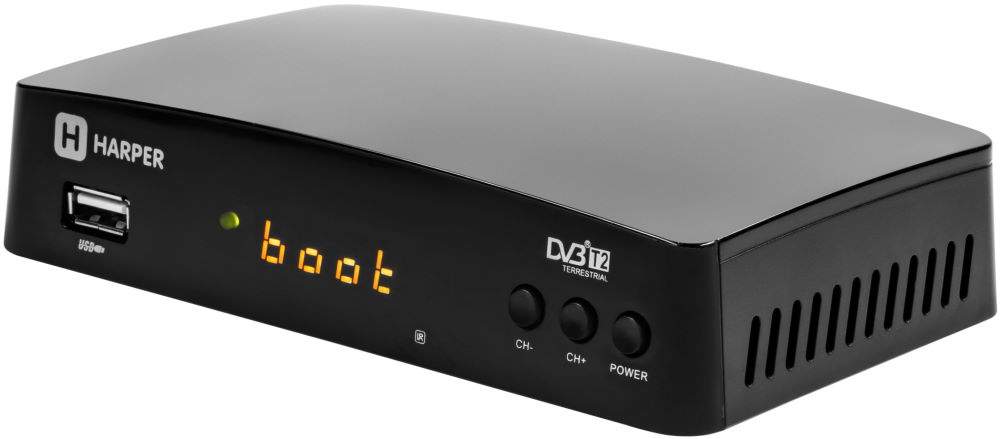 DVB-T2 приставка Harper HDT2-1511 Black, купить в Москве, цены в интернет-магазинах на Мегамаркет