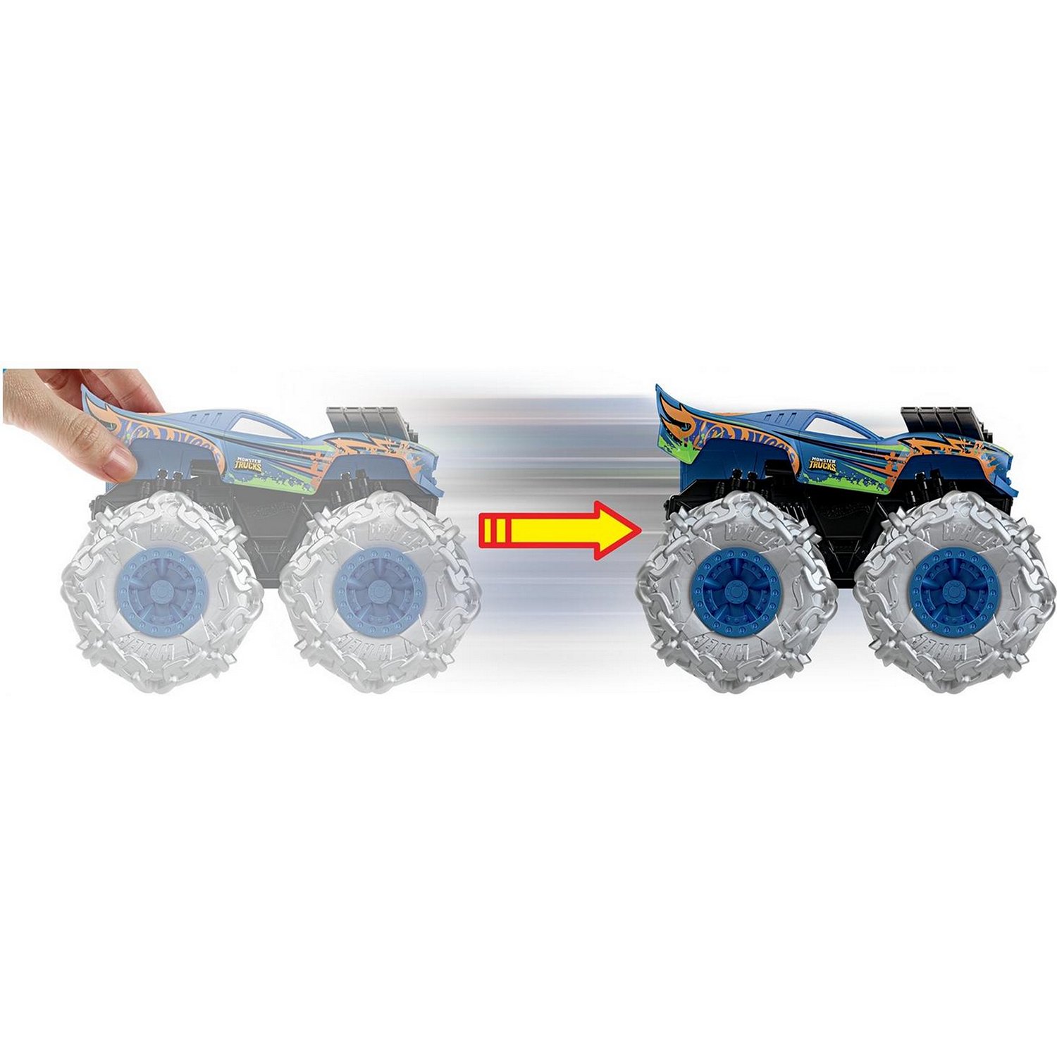 Mattel Hot Wheels Машинка инерционная Монстр трак 1:43 GVK37/GVK40 – купить  в Москве, цены в интернет-магазинах на Мегамаркет