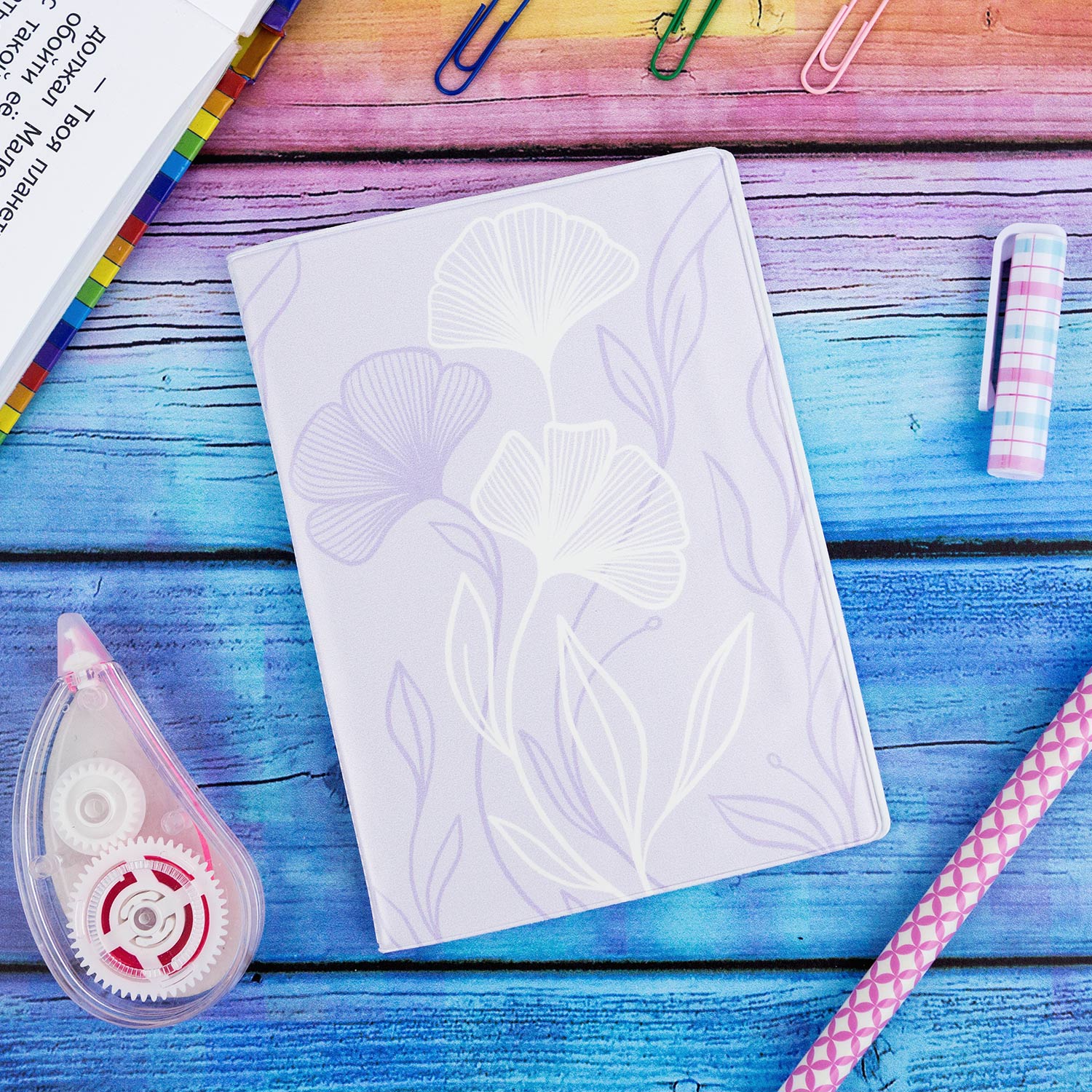 Обложка для паспорта унисекс Kawaii Factory Нежные цветы