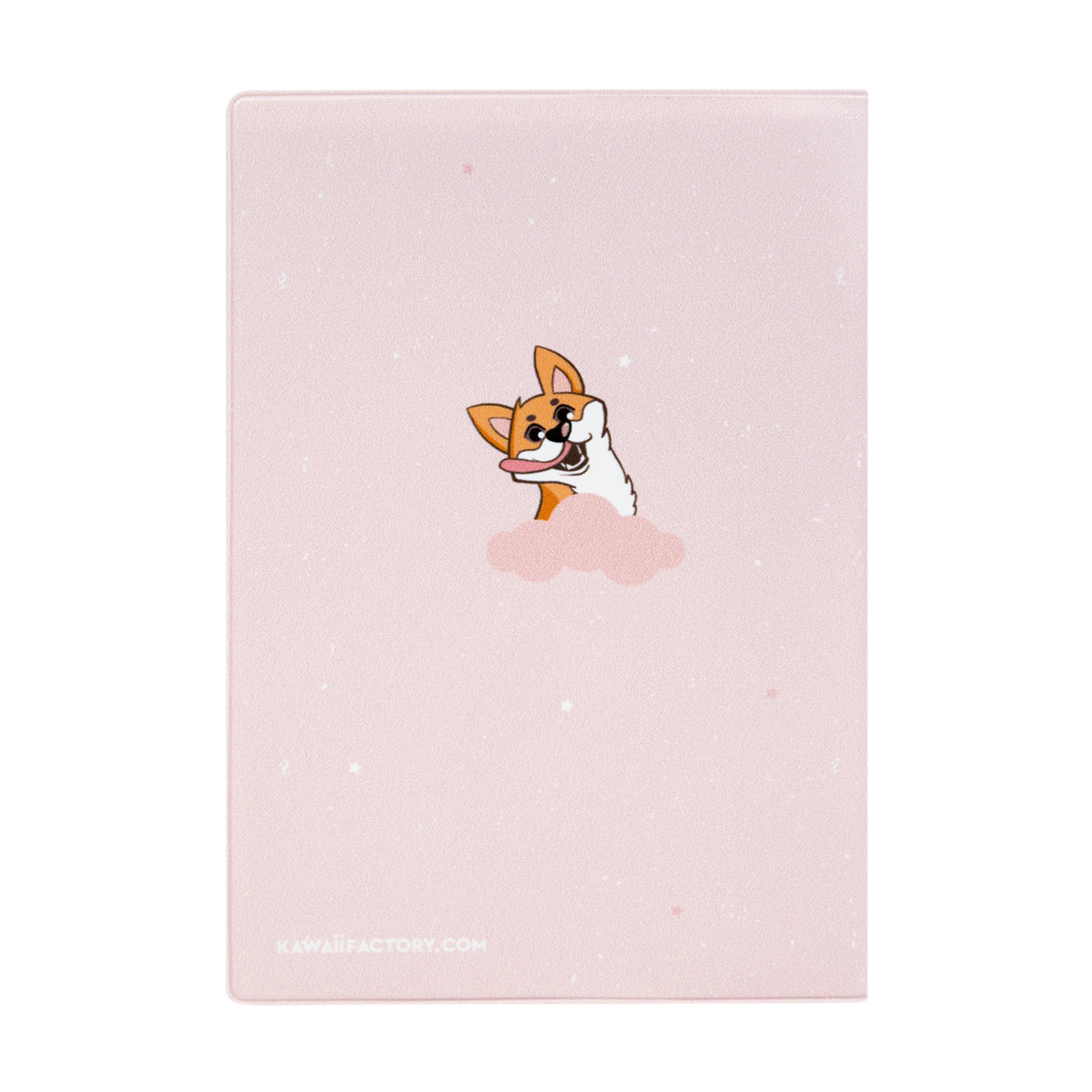 Обложка для паспорта унисекс Kawaii Factory Корги на розовом