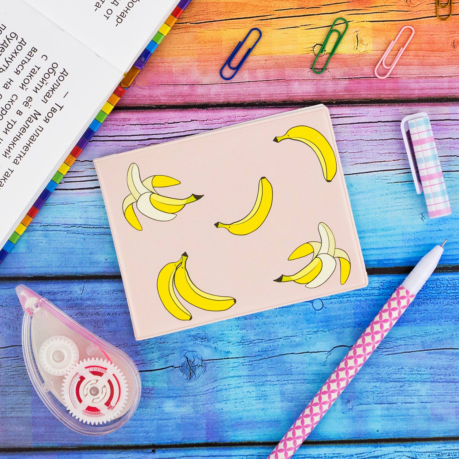 Обложка для студенческого унисекс Kawaii Factory Банановая