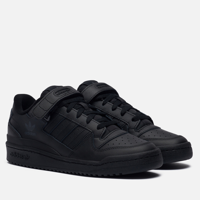 Кроссовки женские Adidas Forum Low черные 38.5 EU