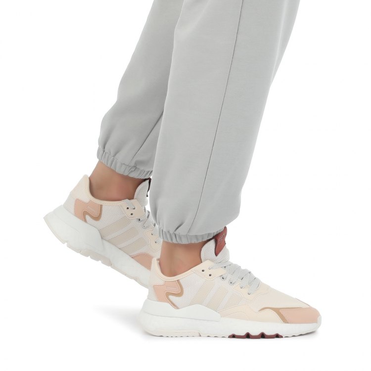 Кроссовки женские Adidas NITE JOGGER W бежевые 8.5 UK