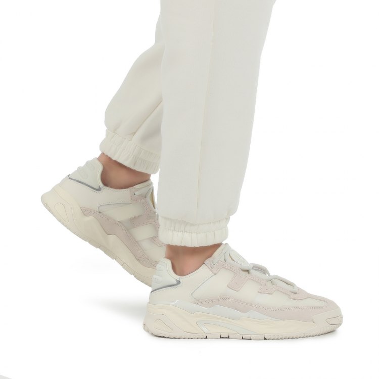 Кроссовки женские Adidas NITEBALL W белые 7.5 UK