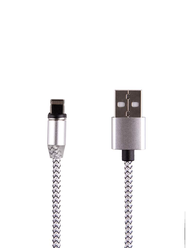 Магнитный кабель 3 в 1 X-cable USB - micro-USB / Lightning / USB Type-C  1м., Серебро, купить в Москве, цены в интернет-магазинах на Мегамаркет