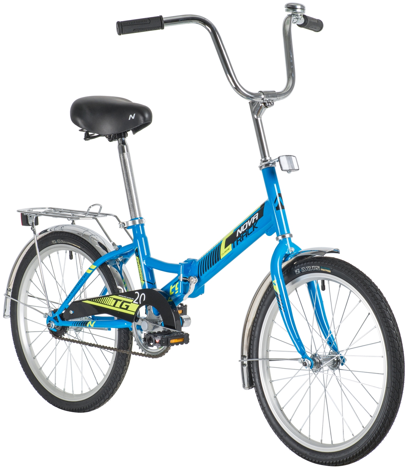 Велосипед NOVATRACK 20 складной, TG-20 classic 1.0, синий