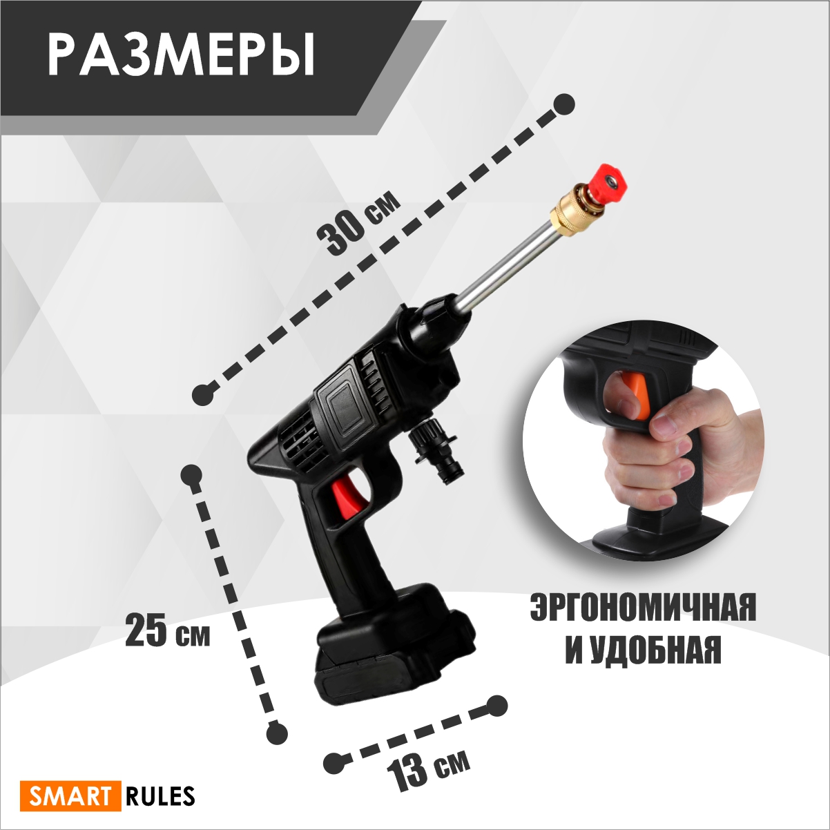 Smartrules Com Мойка аккумуляторная 48B SmartRules Washcleaner48V - купить в Москве ...