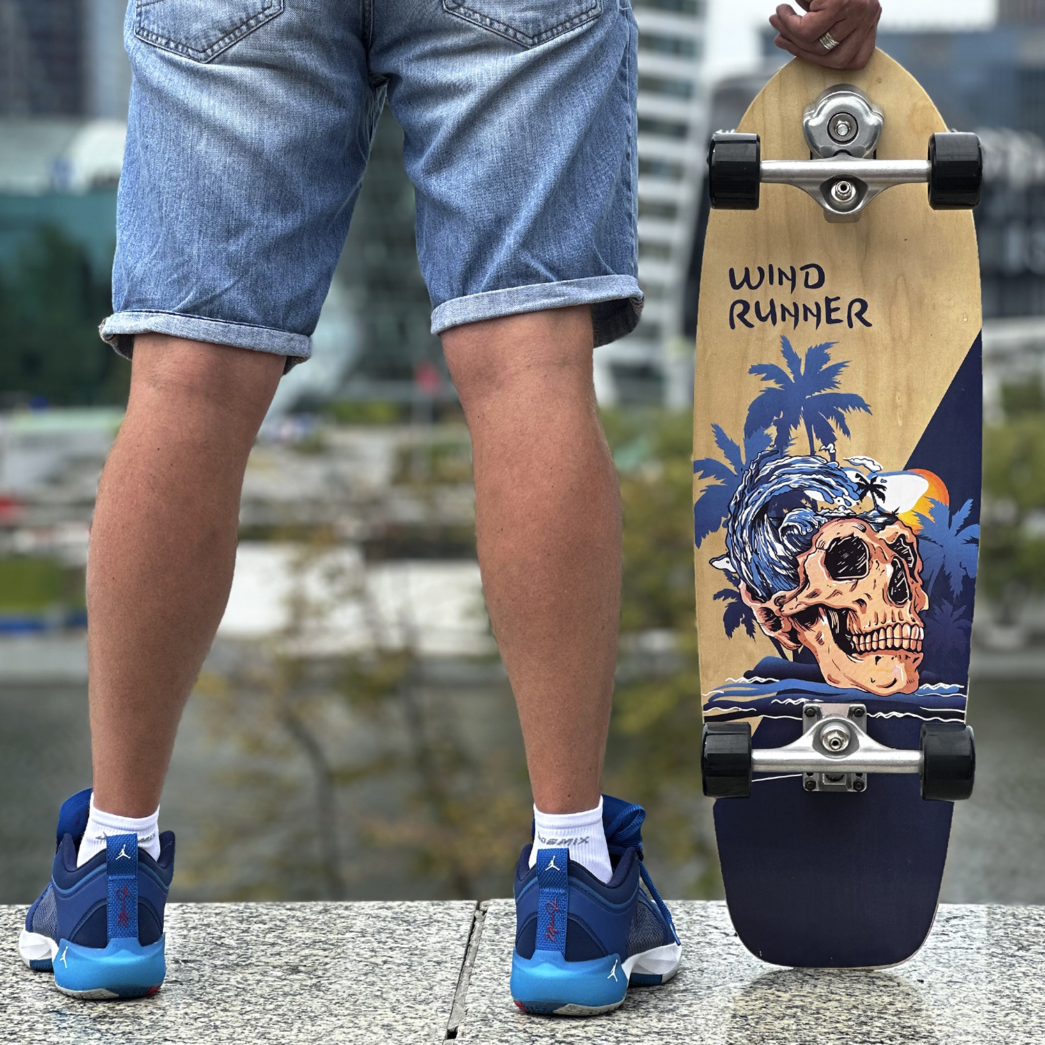 Скейтборд деревянный Street Hit SurfSkate Сёрфскейт SKULL – купить в  Москве, цены в интернет-магазинах на Мегамаркет