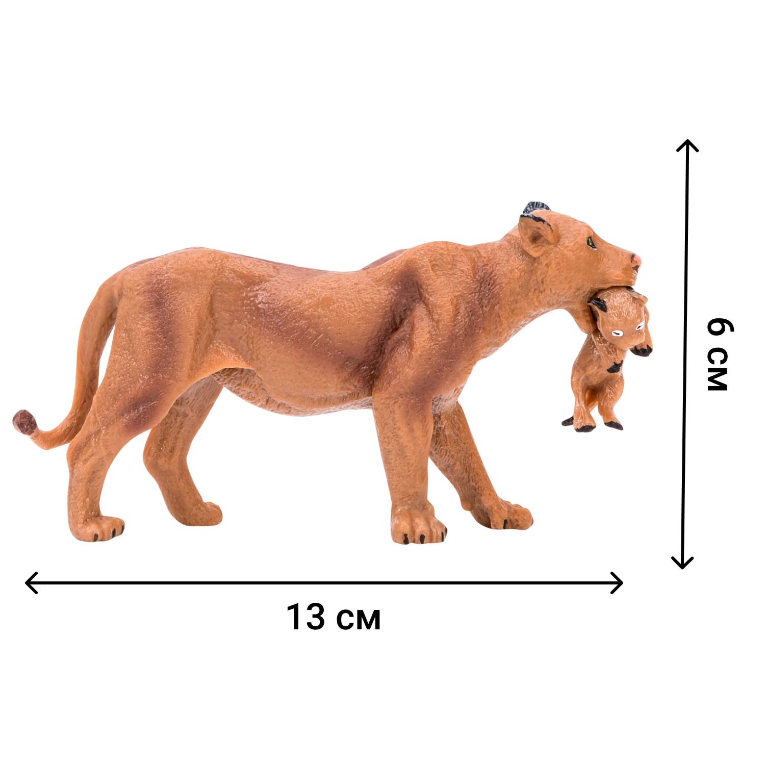 Купить фигурки Masai Mara Мир диких животных Семья львов 6 предметов  MM201-006, цены на Мегамаркет