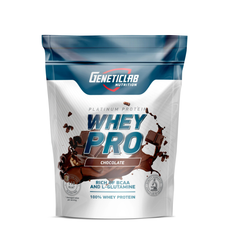 GeneticLab Nutrition WHEY PRO 1000 г Шоколад - купить в Москве, цены на Мегамаркет | 100043512360