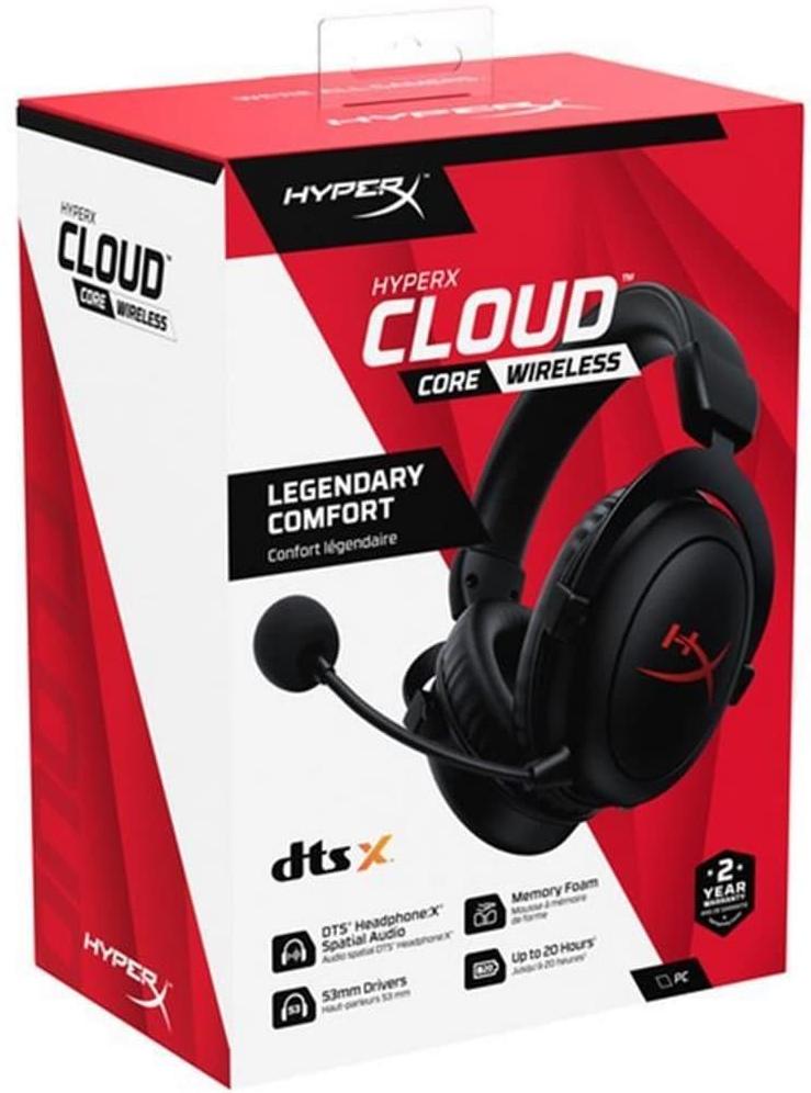 Игровая гарнитура HyperX Cloud Core Wireless HHSC1C-CG-BK-G (Black ...