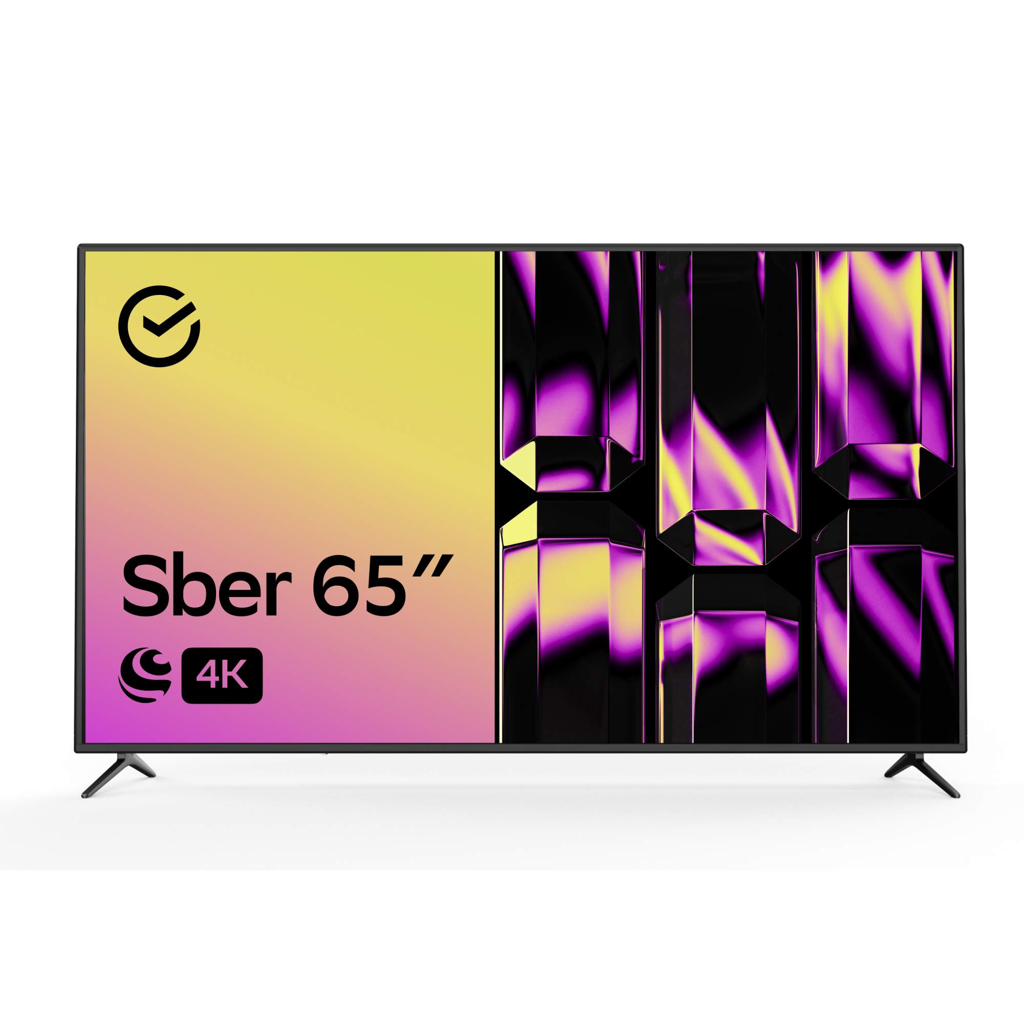 Телевизор Sber SDX-65U4015, 65"(165 см), UHD 4K RAM 1,5GB - купить в Lilec, цена на Мегамаркет