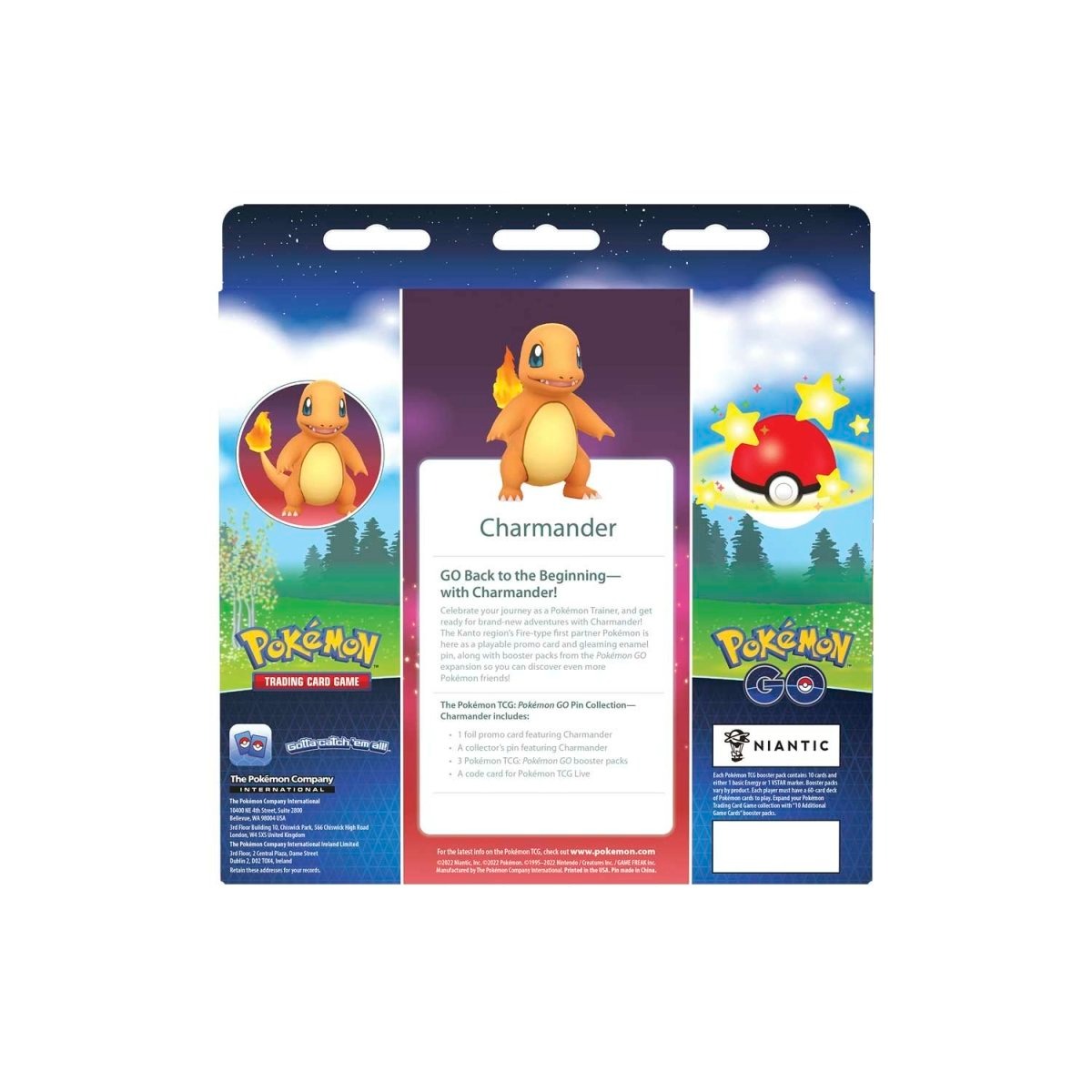 Дополнение Nintendo для игры Покемон ККИ: Pokemon GO Pin Collection  Charmander англ. - купить в Pokebarn, цена на Мегамаркет