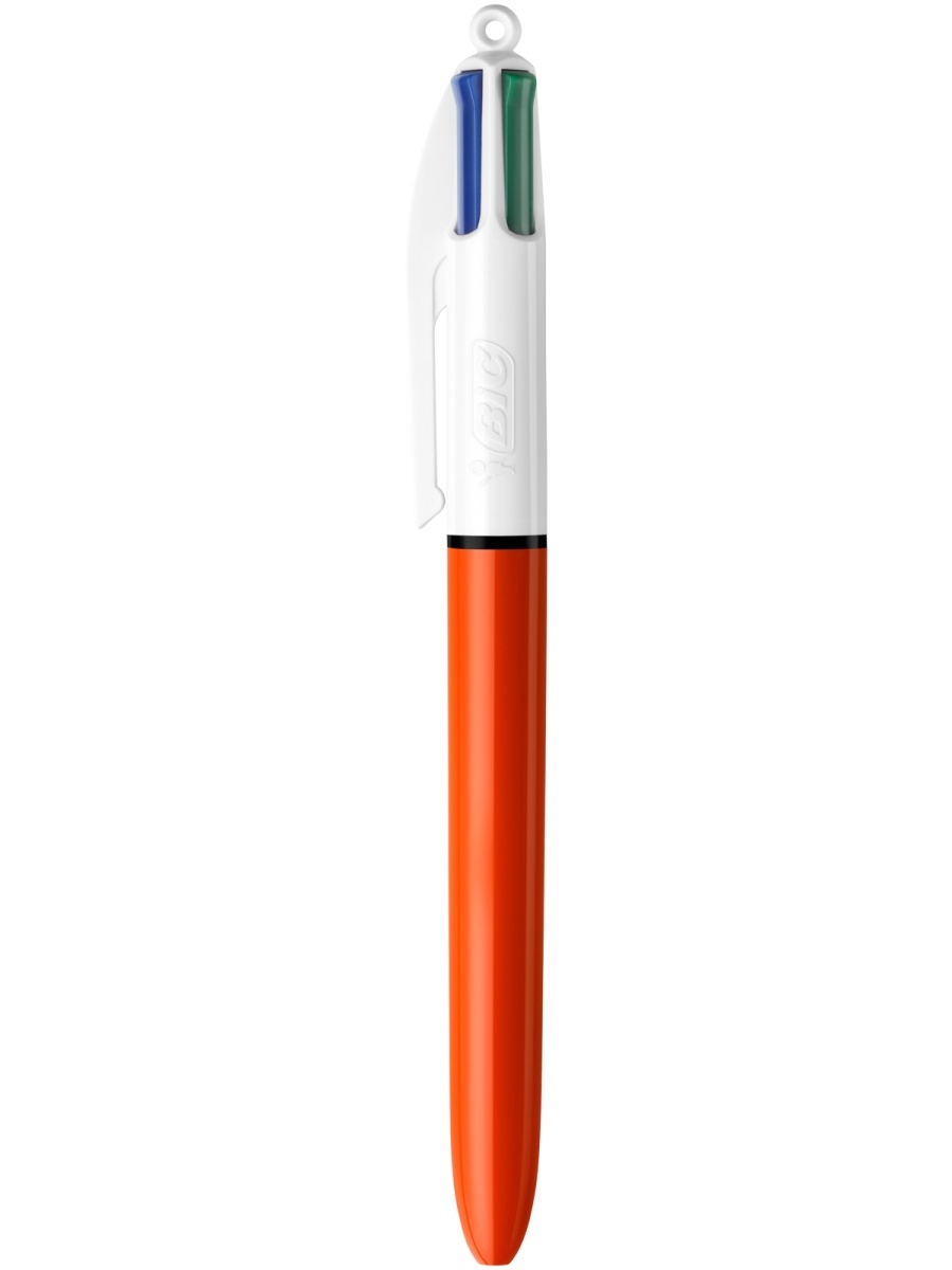 Ручка шариковая BIC Colours Fine 802078, зеленая, красная, синяя, черная, 0,8 мм, 1 шт.