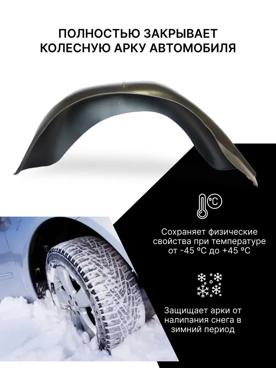 Локеры / Подкрылки задние NISSAN Qashqai 2007-13 - купить в LuxAutoCar,  цена на Мегамаркет