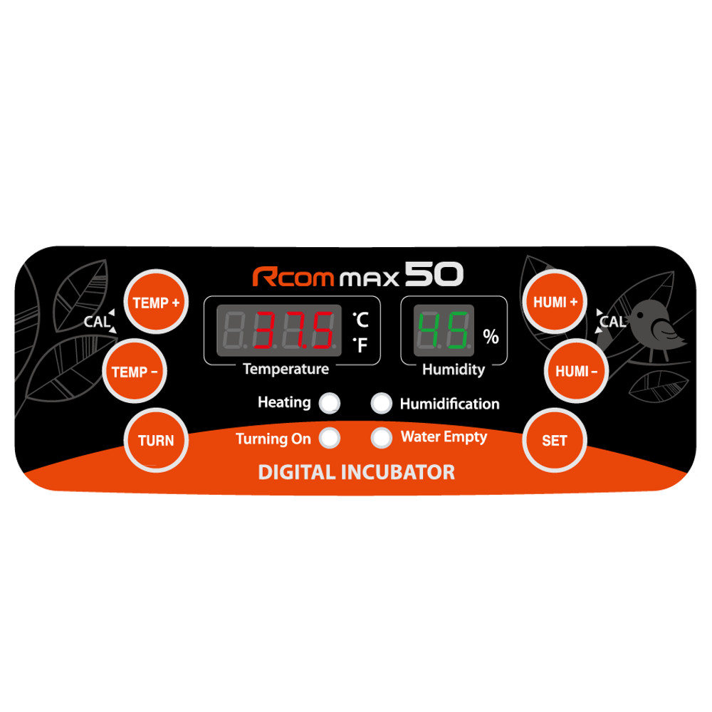 Инкубатор автоматический Rcom 50 MAX на 50 яиц