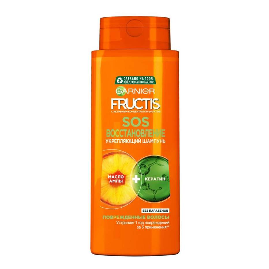 Купить шампунь Garnier Fructis Sos Восстановление для всех типов волос восстановление 700 мл, цены на Мегамаркет | Артикул: 100044290526