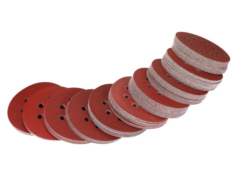Набор шлифовальных кругов Deko SD150 125mm 150шт 065-0671 купить, цены в Москве на Мегамаркет