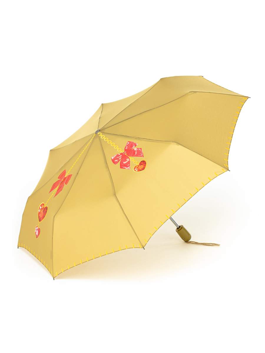 Зонт складной женский автоматический AIRTON 3911 желтый