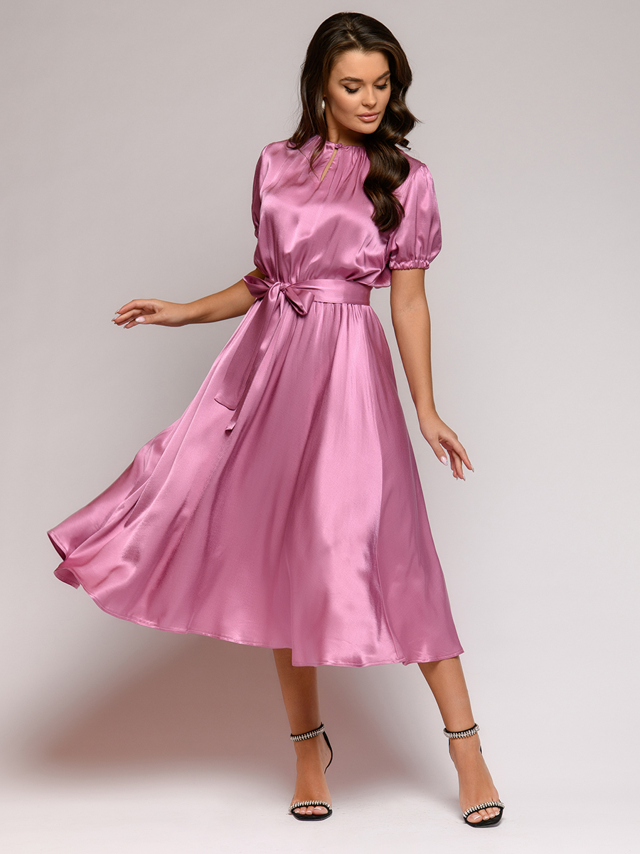 Платье женское 1001dress 0112001-01974DB розовое one size