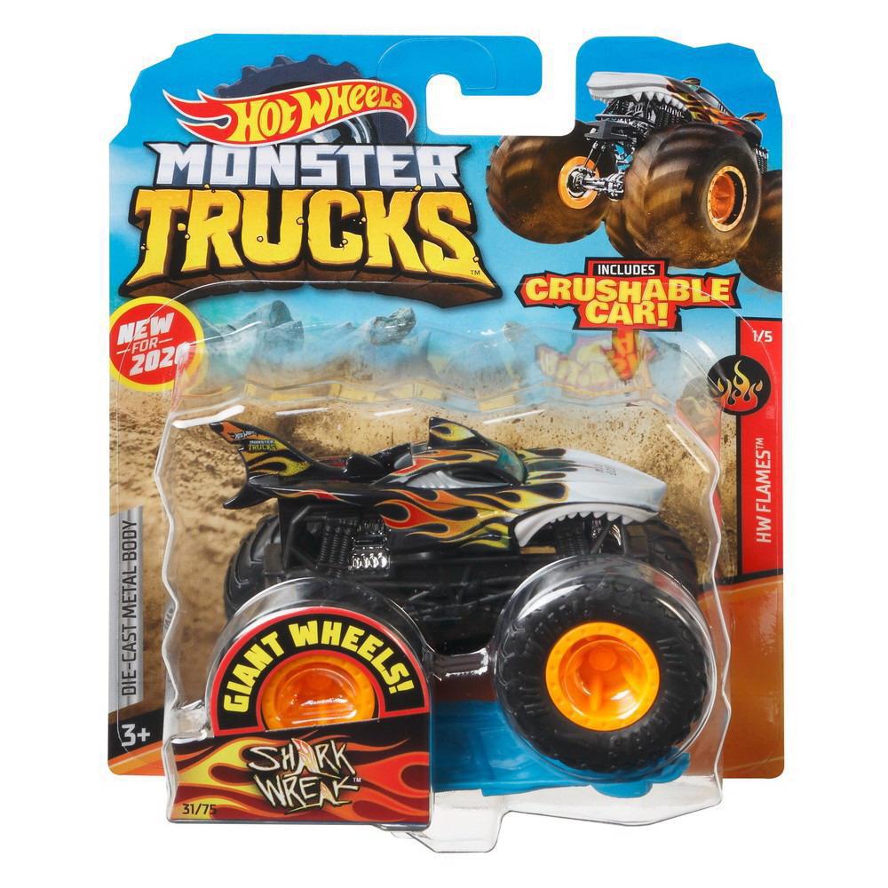 Купить машинка Hot Wheels Монстр трак базовый,в ассортименте, цены на  Мегамаркет