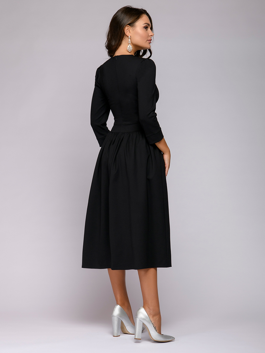 Платье женское 1001dress 0122001-02221 черное 48