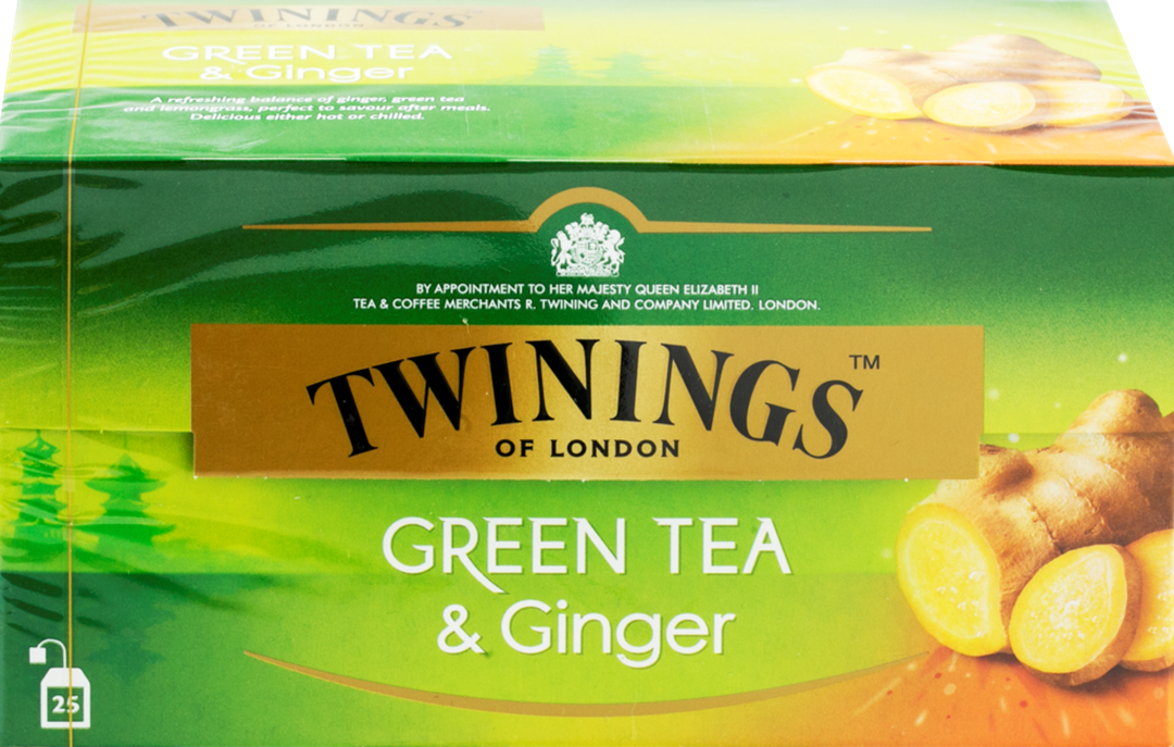 Чай зеленый Twinings с имбирем 25 пакетов