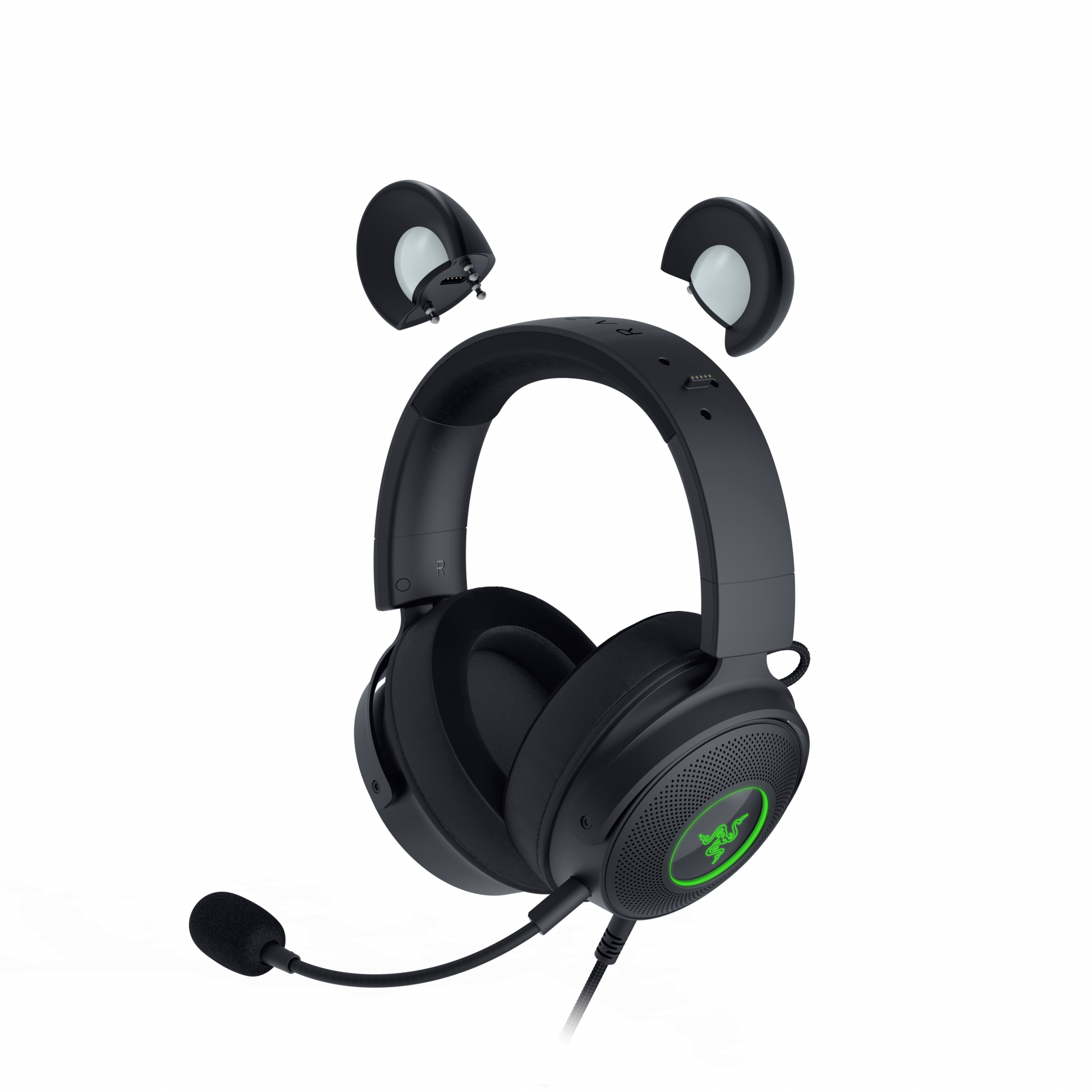 Игровые наушники Razer Razer Kraken Kitty V2 Pro, Black черный  (RZ04-04510100-R3M1), купить в Москве, цены в интернет-магазинах на  Мегамаркет