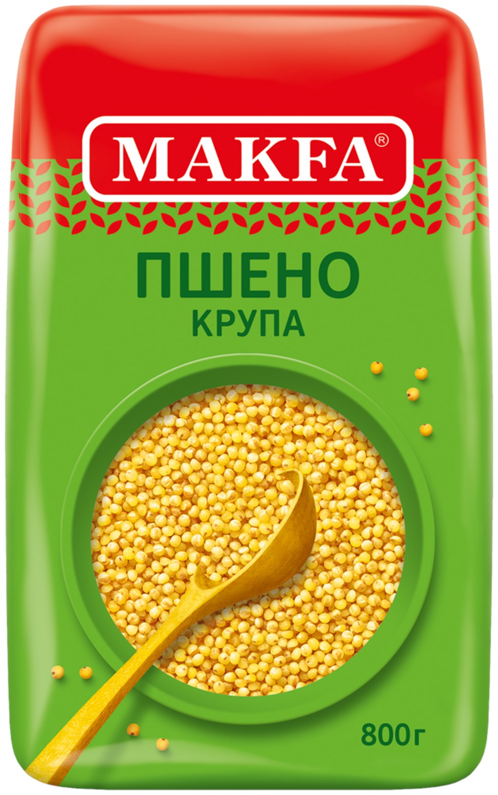 Крупа пшенная Makfa шлифованное 800 г