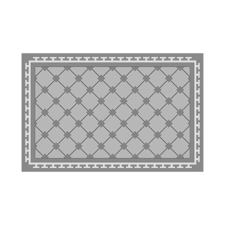 Циновка Люберецкие ковры Эко 200x100 см серый