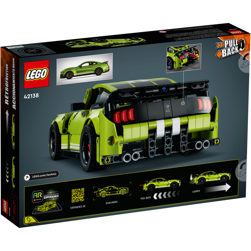 Отзывы о конструктор LEGO Technic Ford Mustang Shelby GT500 42138 - отзывы  покупателей на Мегамаркет | конструкторы LEGO 42138 - 600005493027