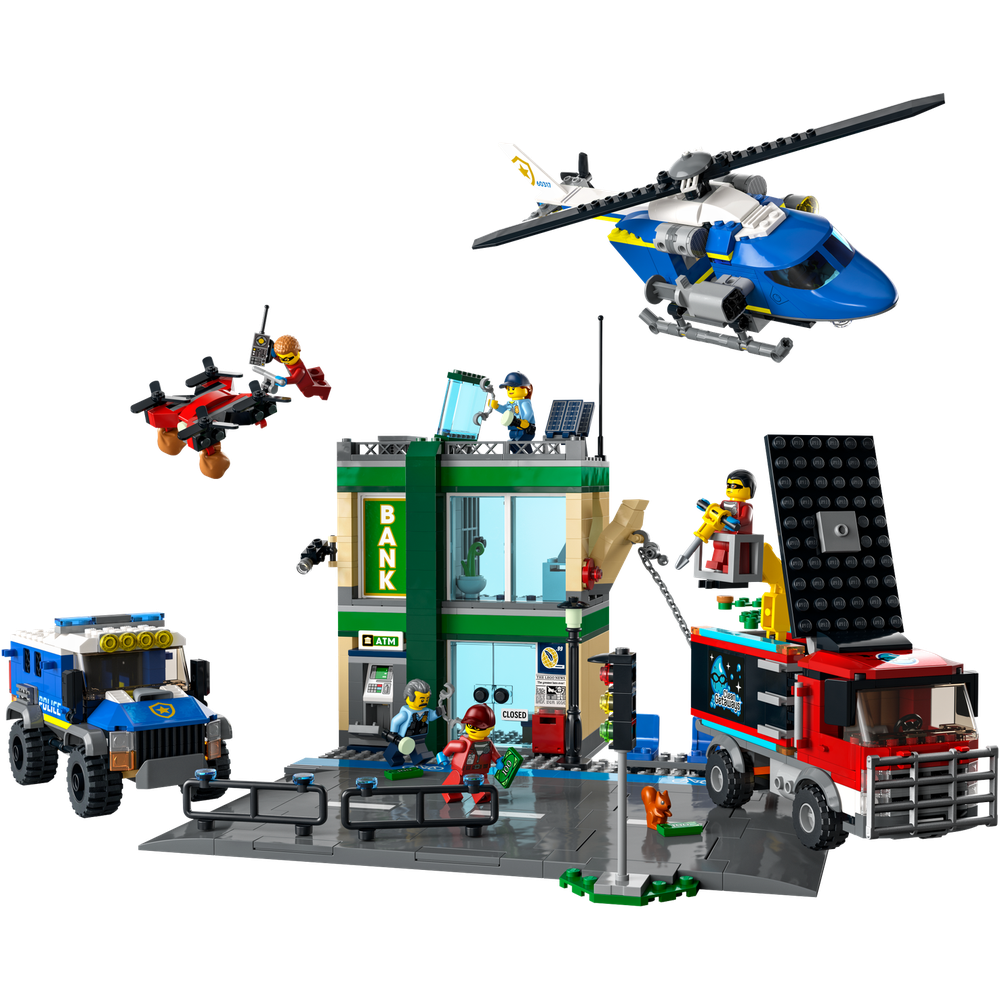 Конструктор LEGO City Полицейская погоня в банке 60317