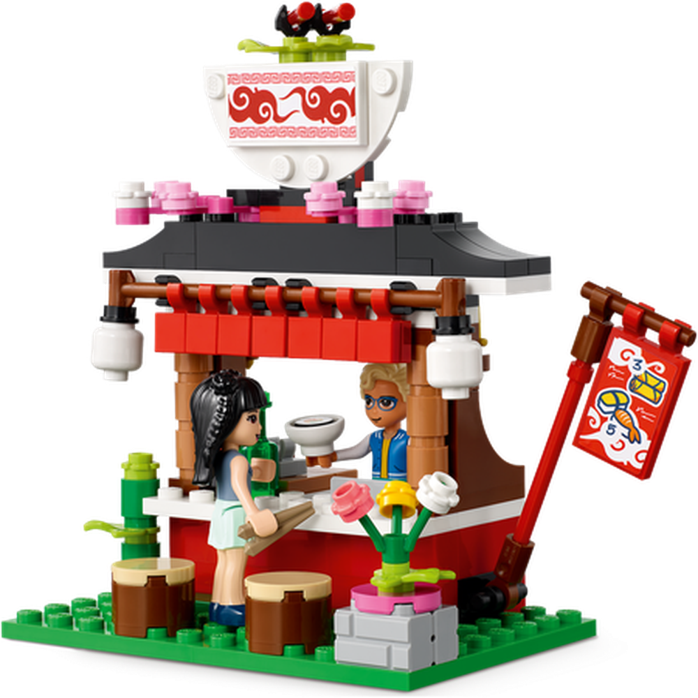 Купить конструктор LEGO Friends Рынок уличной еды 41701, цены на Мегамаркет  | Артикул: 600005493055