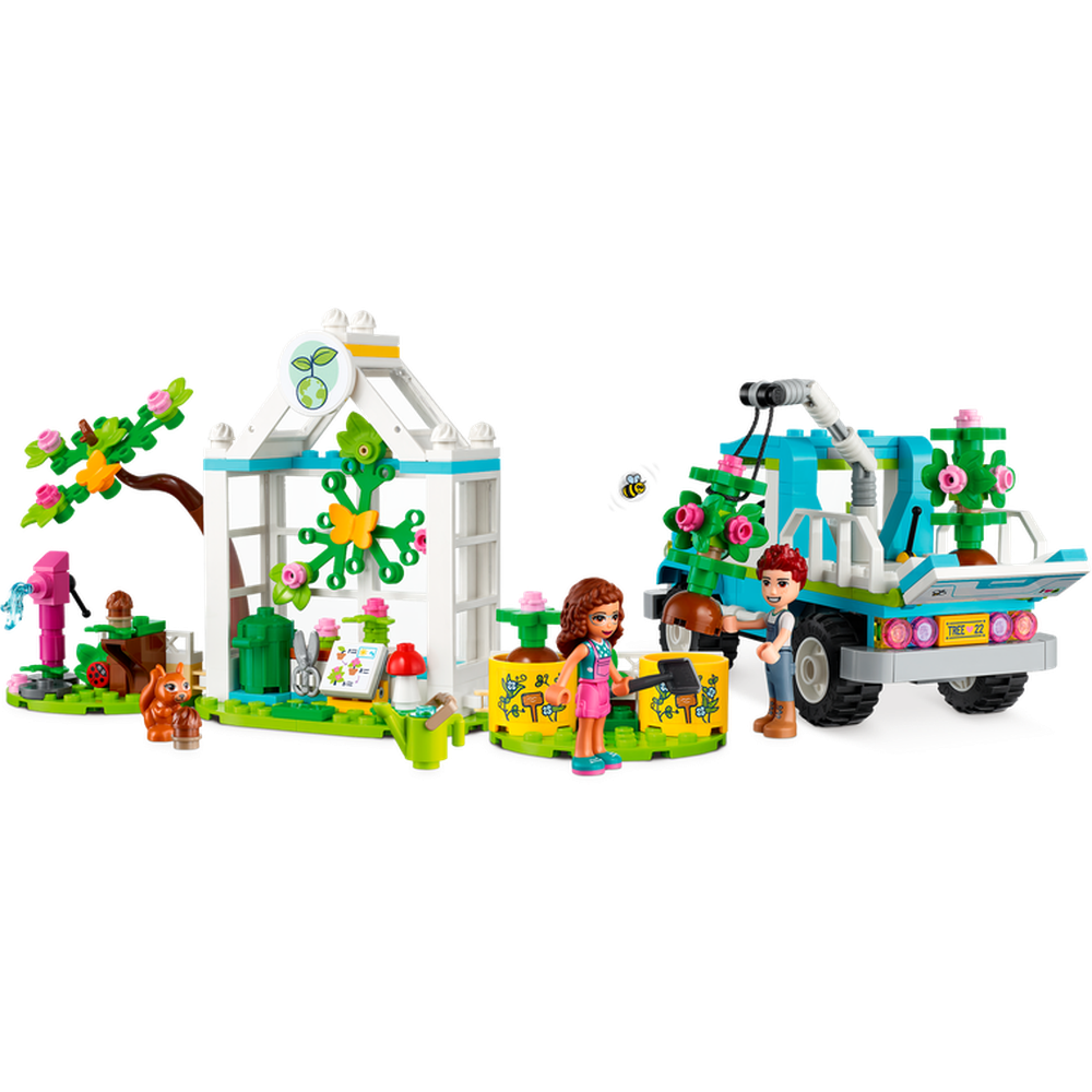 Купить конструктор LEGO Friends Машина для посадки деревьев 41707, цены на  Мегамаркет | Артикул: 600005493056