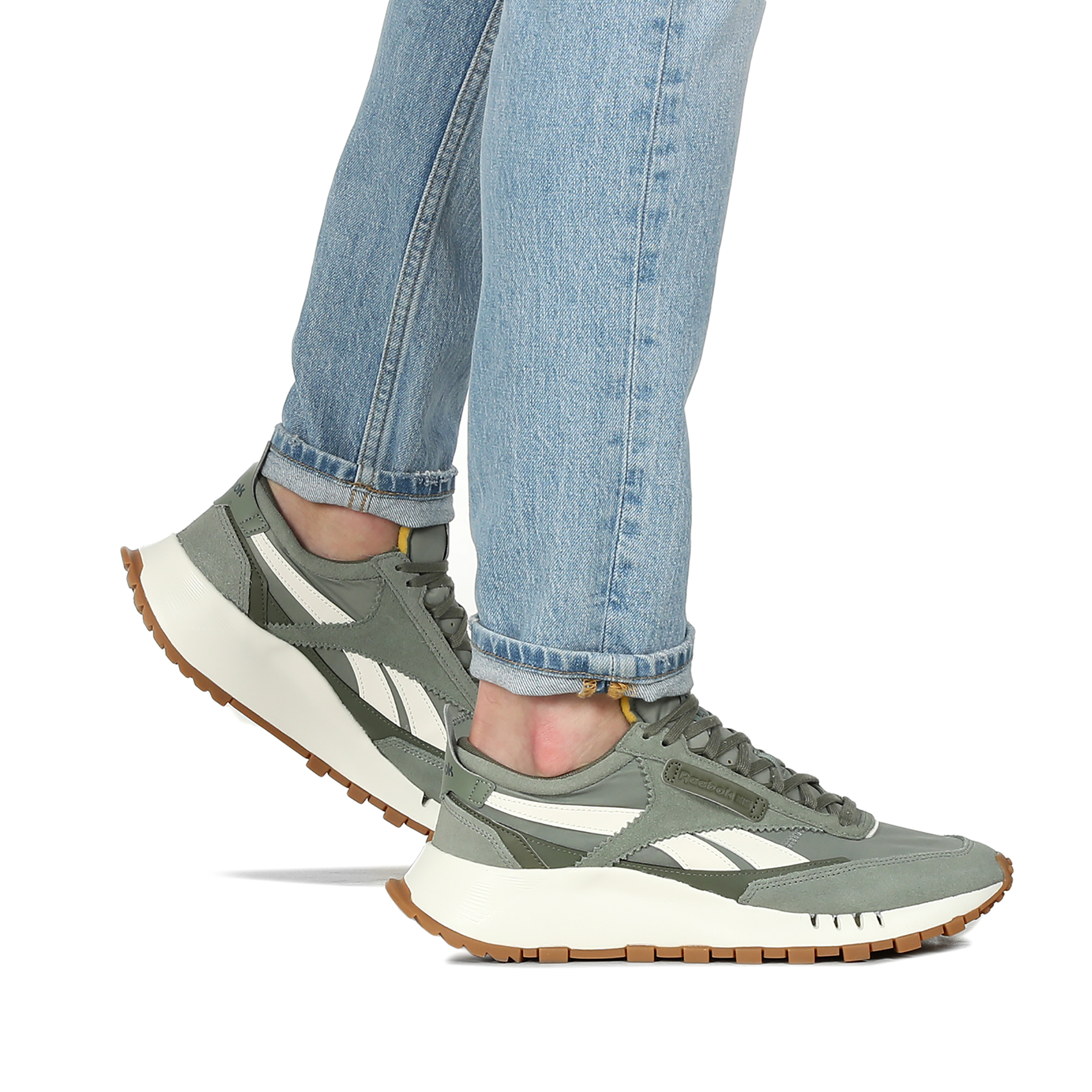 Кроссовки мужские Reebok CL LEGACY зеленые 43 EU - купить в Москве, цены на  СберМегаМаркет