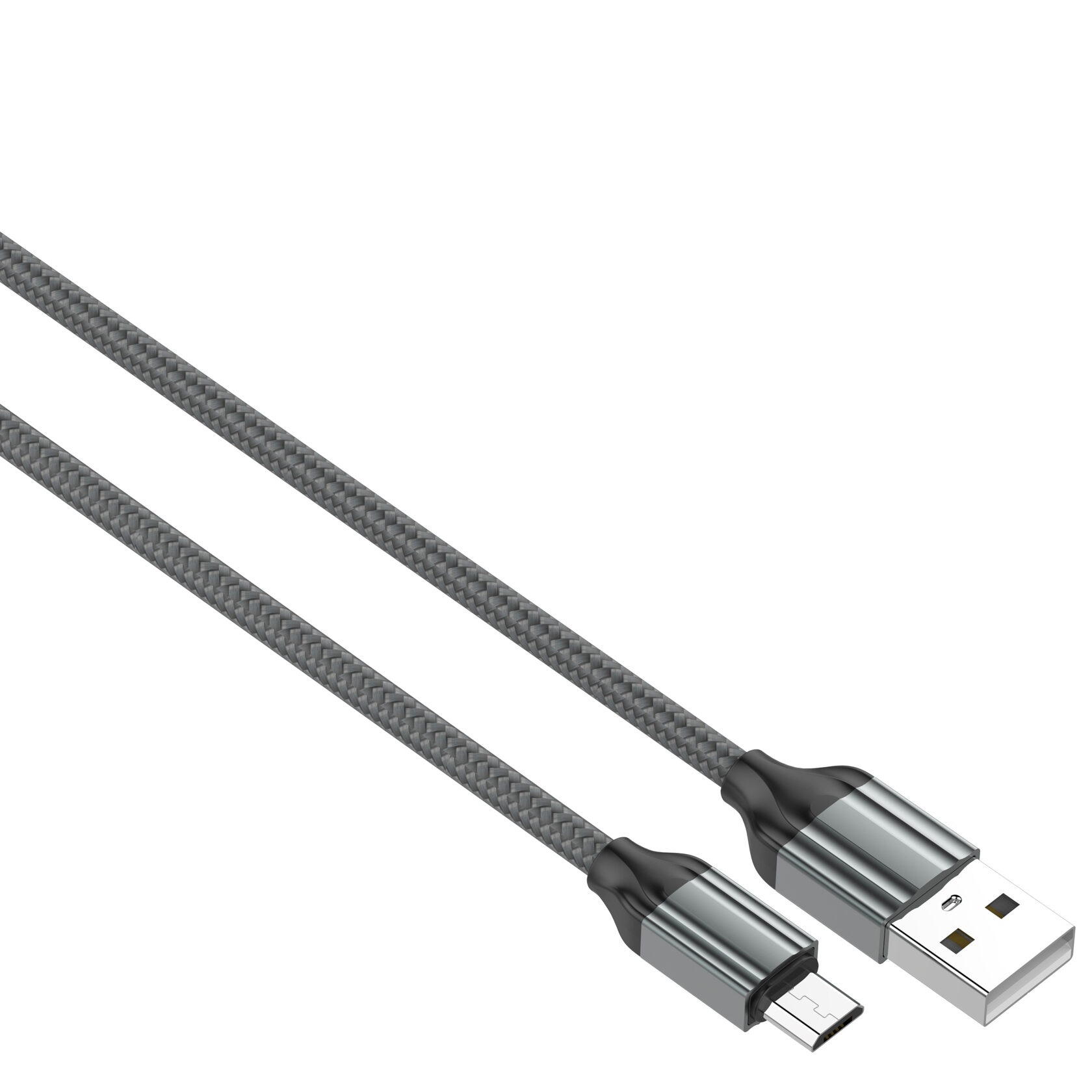 LDNIO LS432/ USB кабель Micro/ 2m/ 2.4A/ медь: 120 жил/ Нейлоновая оплетка/  Gray, купить в Москве, цены в интернет-магазинах на Мегамаркет