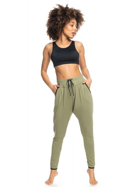 Спортивные брюки женские Roxy ERJNP03395 зеленые S