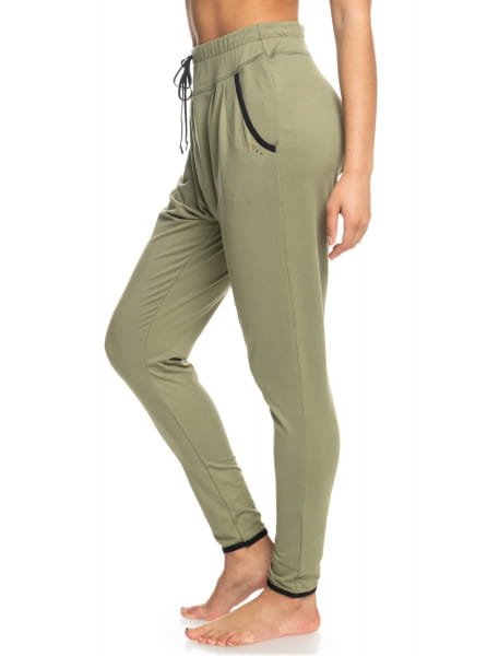 Спортивные брюки женские Roxy ERJNP03395 зеленые XS