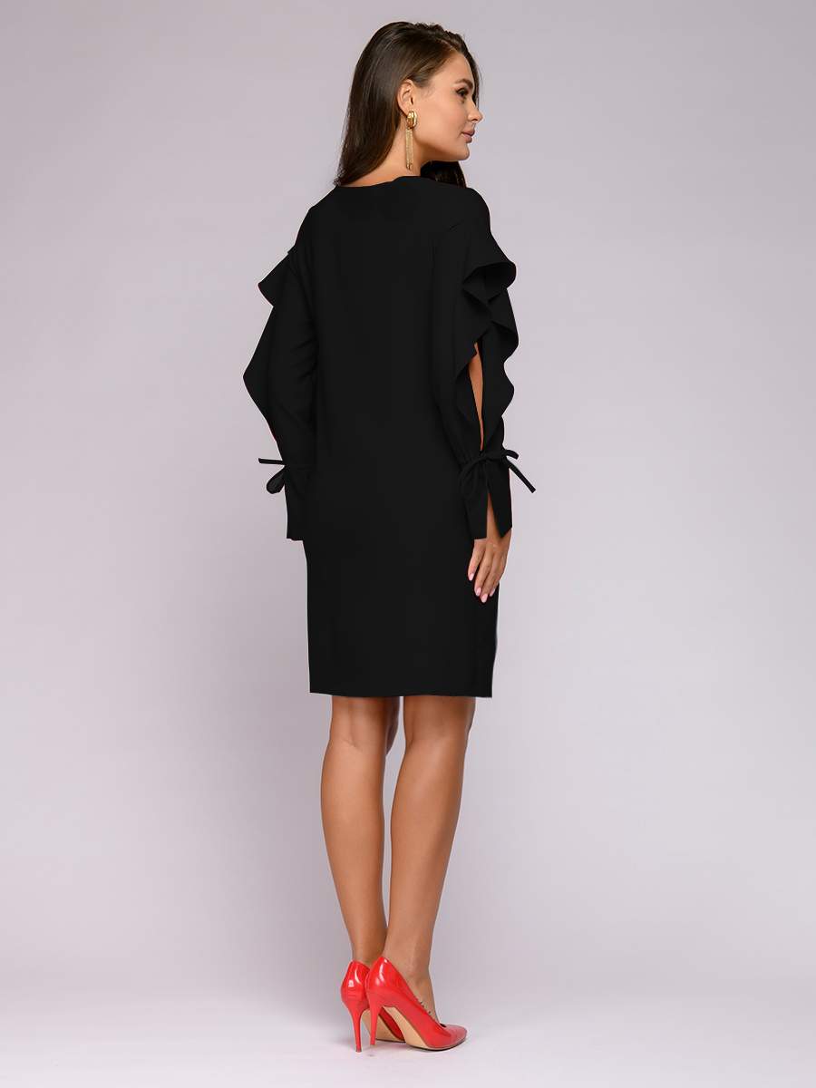 Платье женское 1001dress 0122001-02335BG черное 44