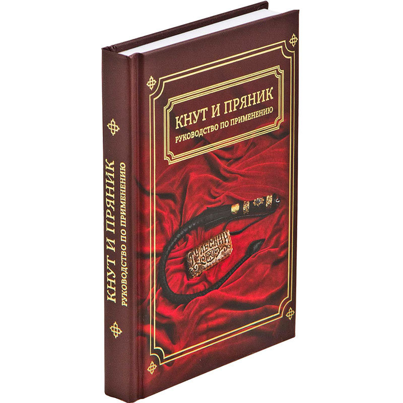 Подарочный набор Кнут и пряник с книгой афоризмов (в красном футляре)