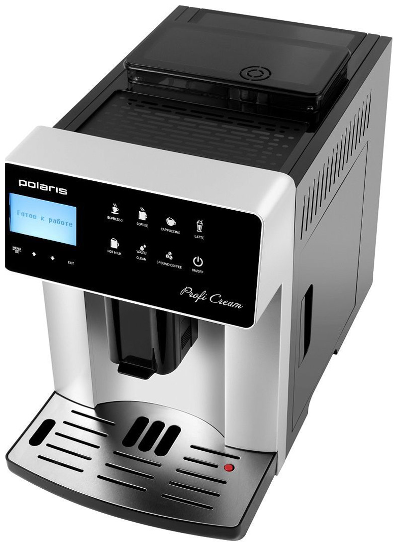 Кофемашина автоматическая Polaris PACM 2055AC серебристая, черная ...