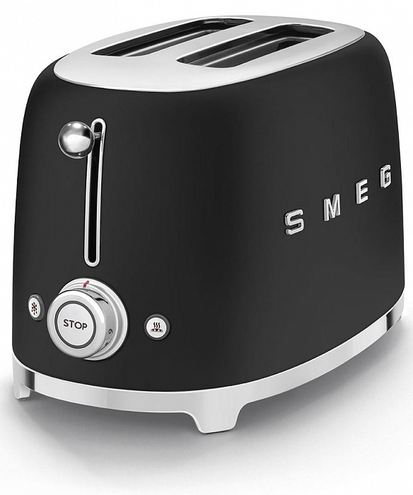 Тостер Smeg TSF01BLMEU Black Matte, купить в Москве, цены в интернет-магазинах на Мегамаркет