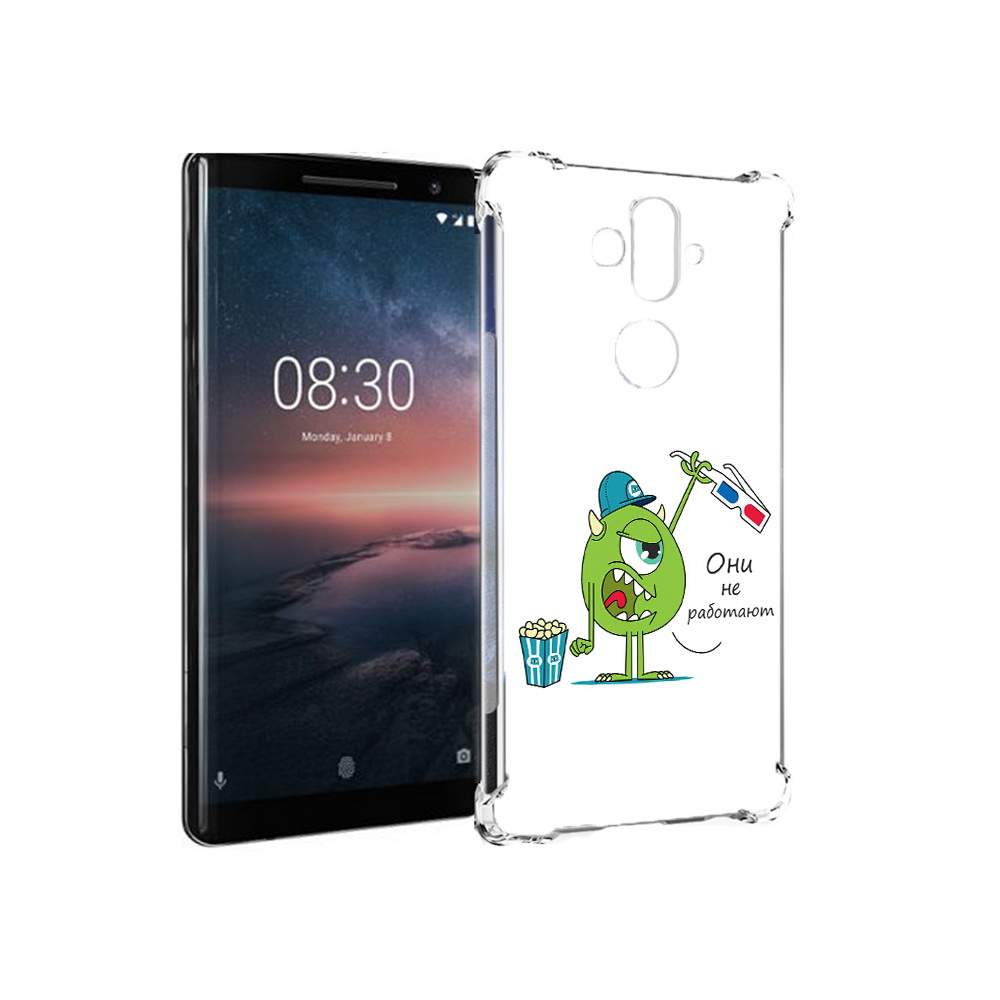 Чехол MyPads Tocco для Nokia 8 Sirocco Очки не работают (PT101581.91.129),  купить в Москве, цены в интернет-магазинах на Мегамаркет