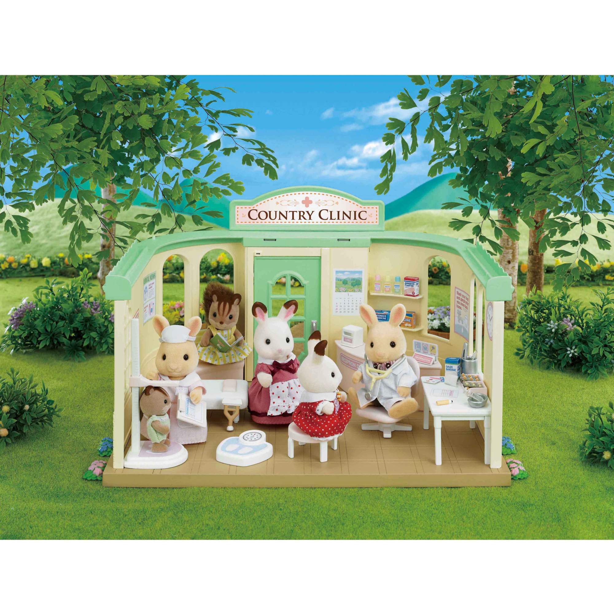 Купить игровой набор Sylvanian Families EPOCH Sylvanian Families Больница,  цены на Мегамаркет